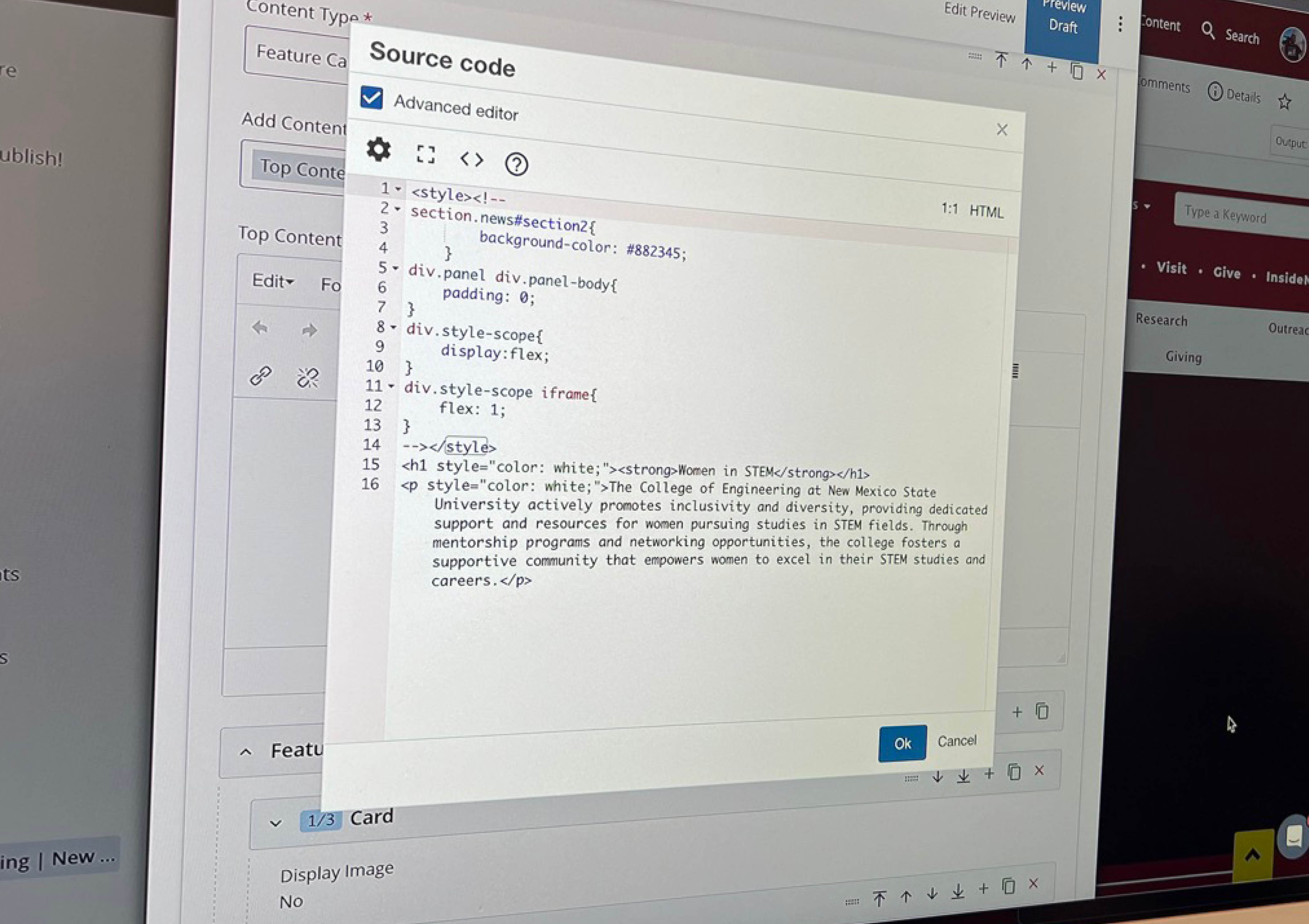 New Website Request or Update